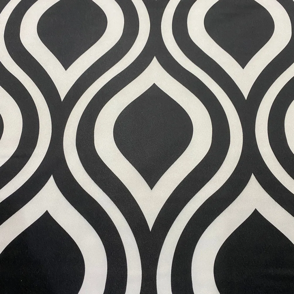 Groovy Print (Lamour) Table Linen in Black