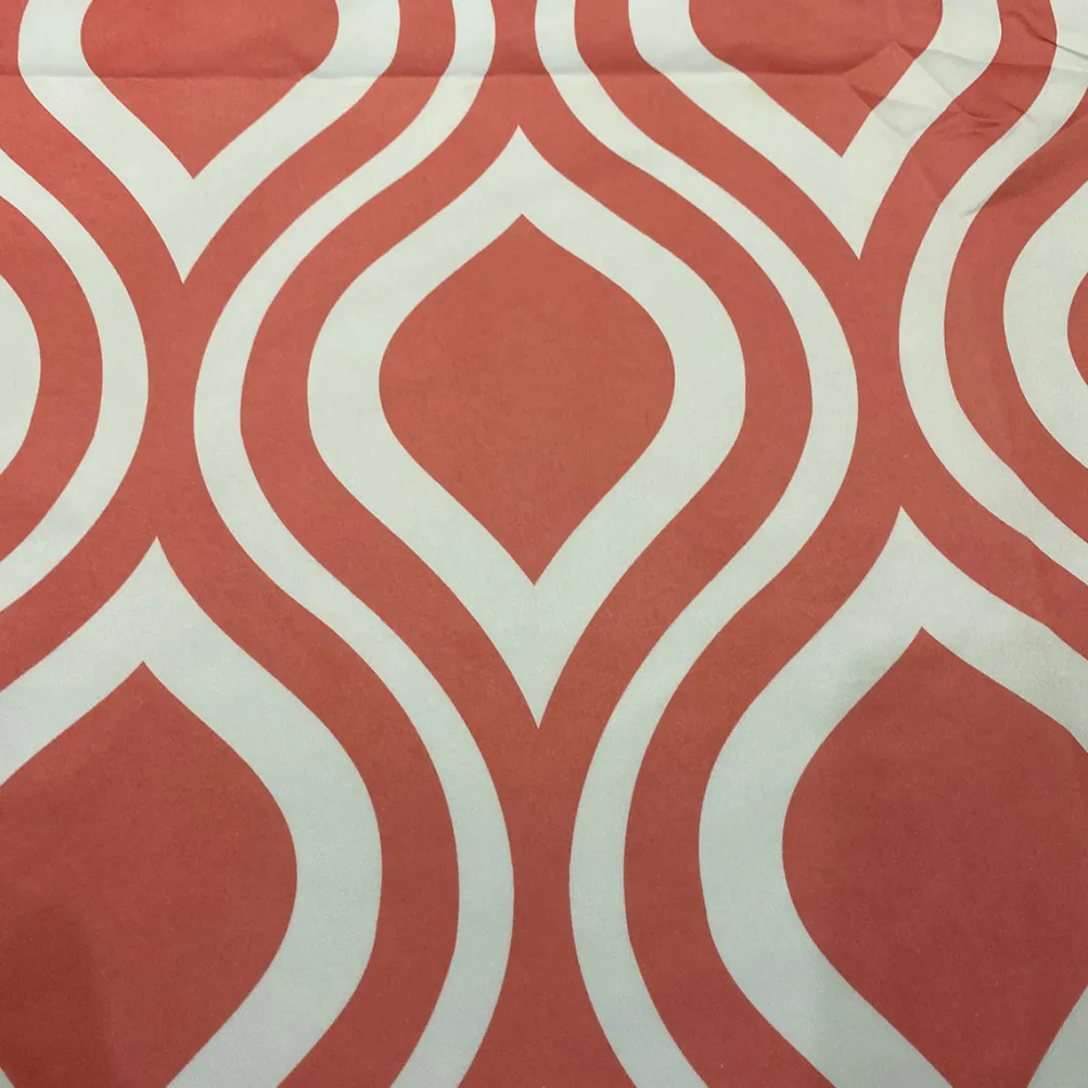 Groovy Print (Lamour) Table Linen in Coral