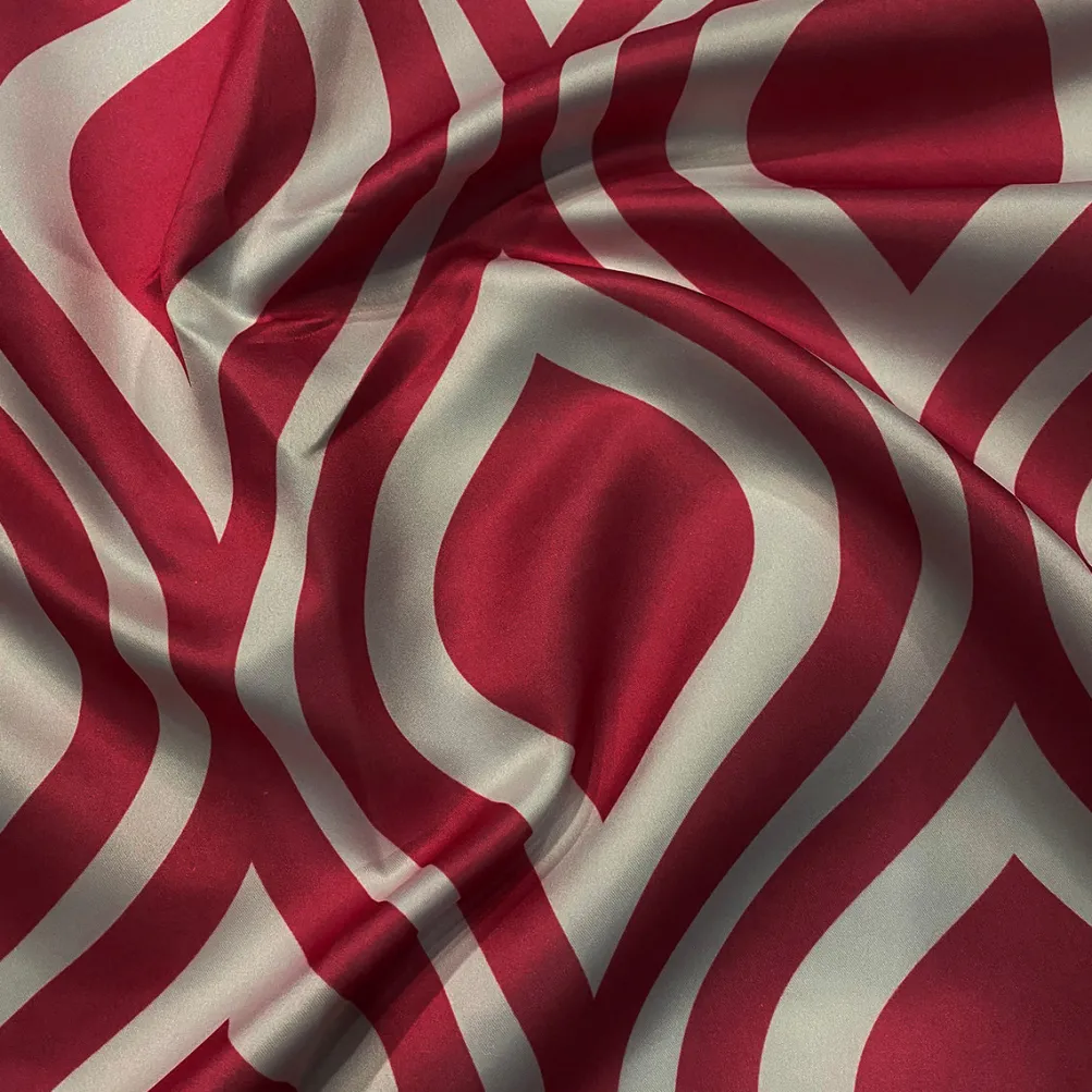 Groovy Print (Lamour) Table Napkin in Fuchsia