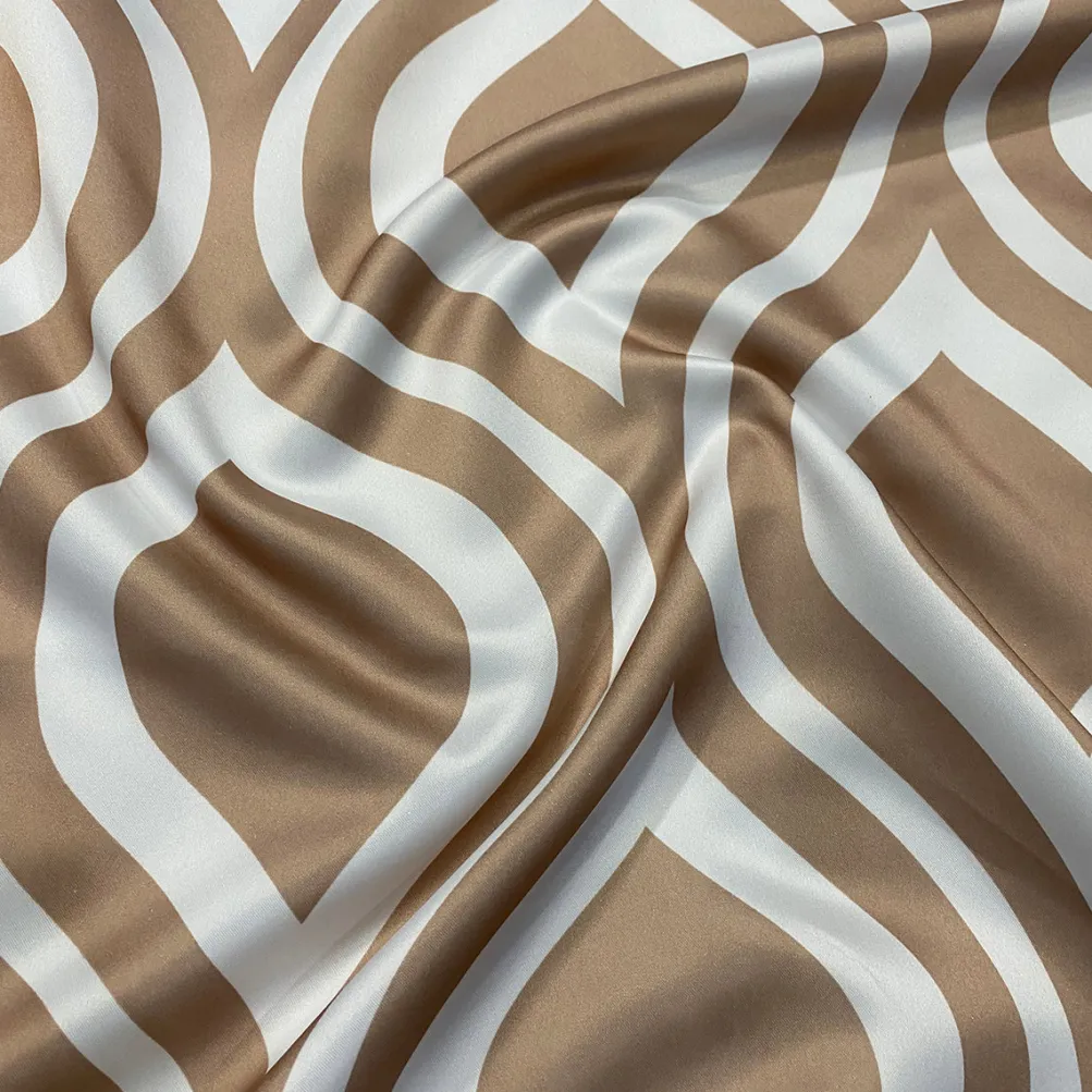 Groovy Print (Lamour) Table Napkin in Khaki