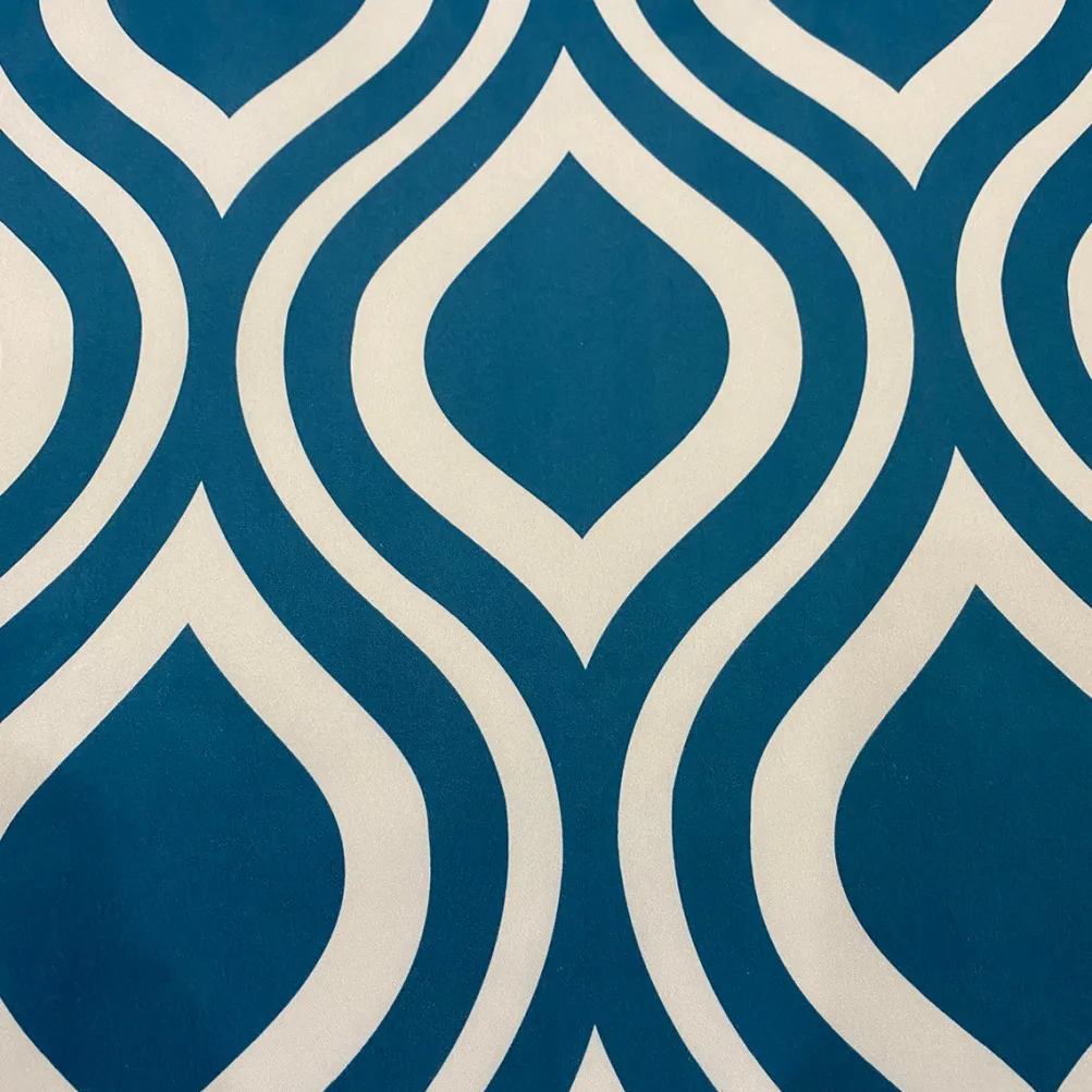 Groovy Print (Lamour) Table Runner in Teal