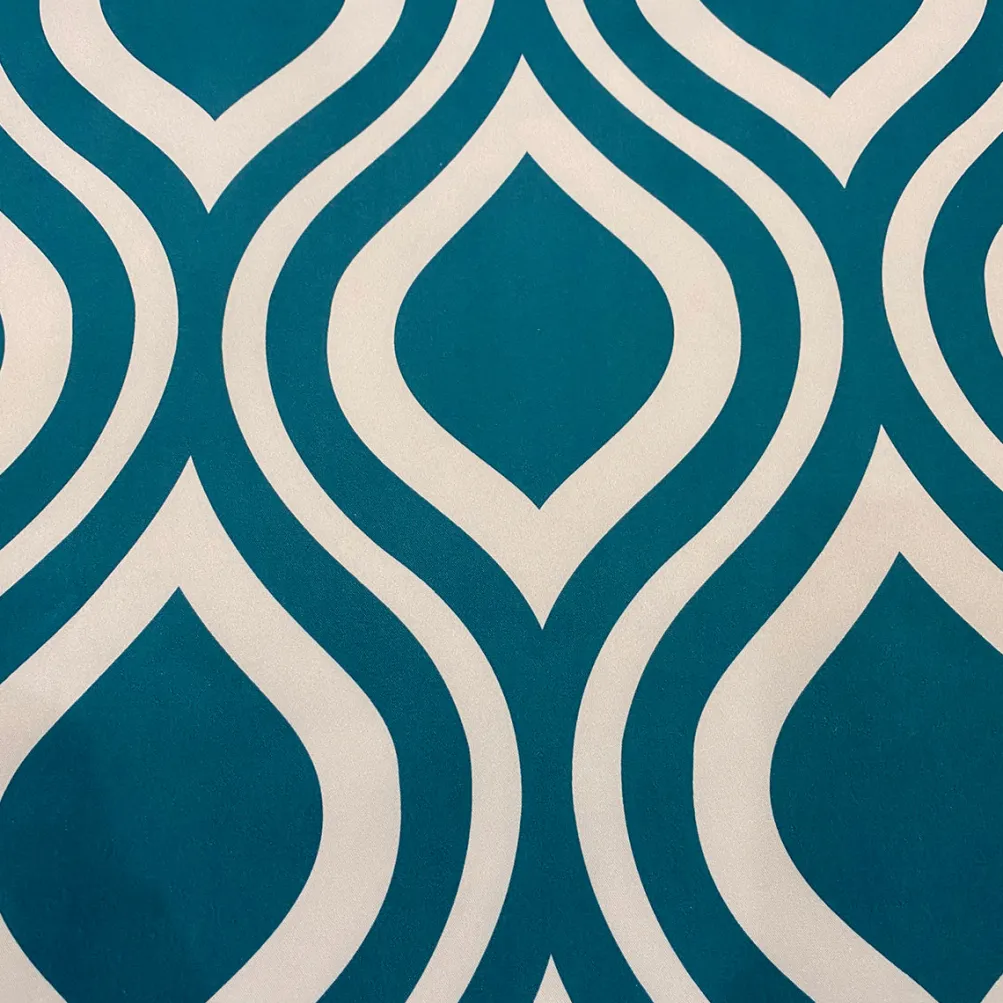 Groovy Print (Lamour) Table Runner in Jade