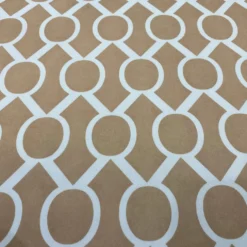 Halo Print (Lamour) Table Linen in Khaki