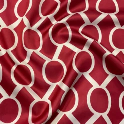 Halo Print (Lamour) Table Linen in Fuchsia