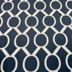 Halo Print (Lamour) Table Linen in Navy