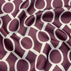 Halo Print (Lamour) Table Napkin in Plum