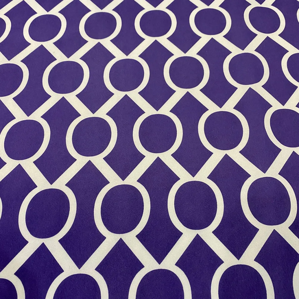 Halo Print (Lamour) Table Runner in Purple