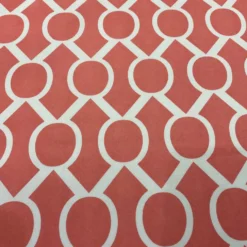 Halo Print (Lamour) Table Runner in Coral