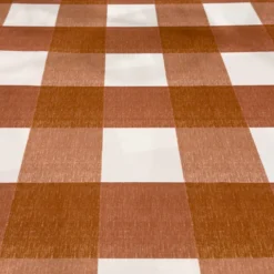 Hampton Checker (Poly Print) Table Runner in Rust