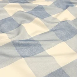 Hampton Checker (Poly Print) Table Napkin in Lt Blue