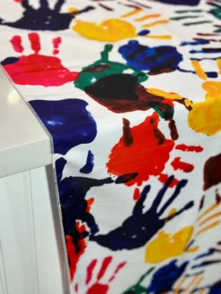 Happy Hands (Poly Print) Table Linen