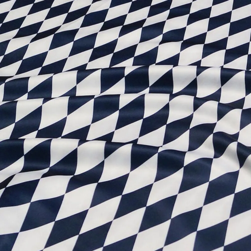 Harlequin Print (Lamour) Table Runner in Navy