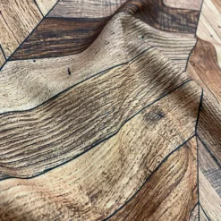 Herringbone (Poly Print) Table Napkin in Natural