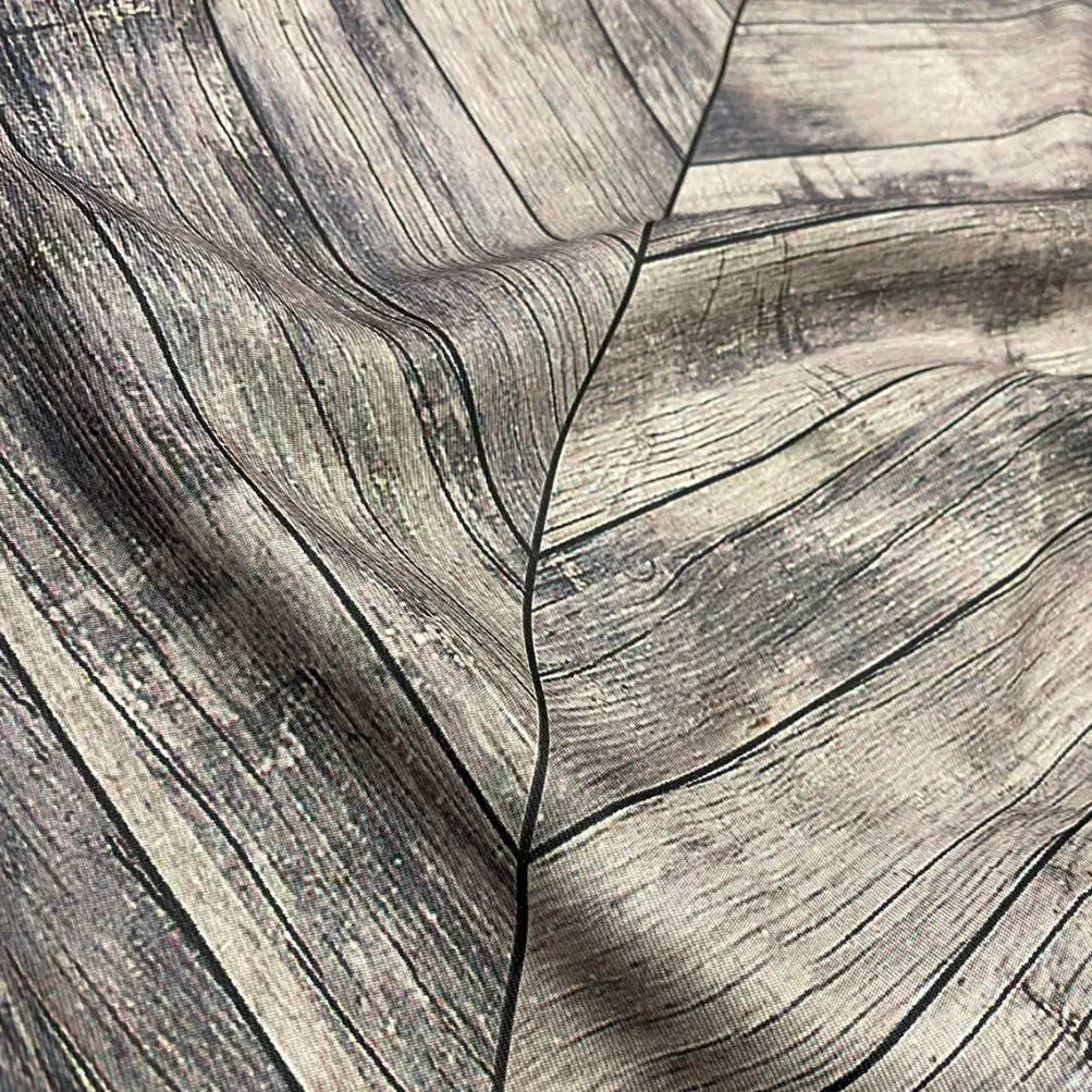 Herringbone (Poly Print) Table Napkin in Grey