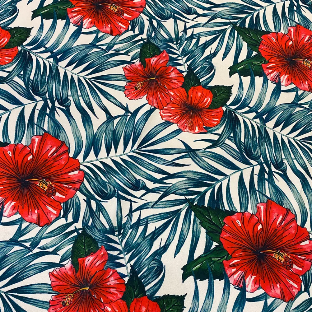 Hibiscus (Poly Print) Table Linen