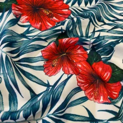 Hibiscus (Poly Print) Table Napkin in Hibiscus