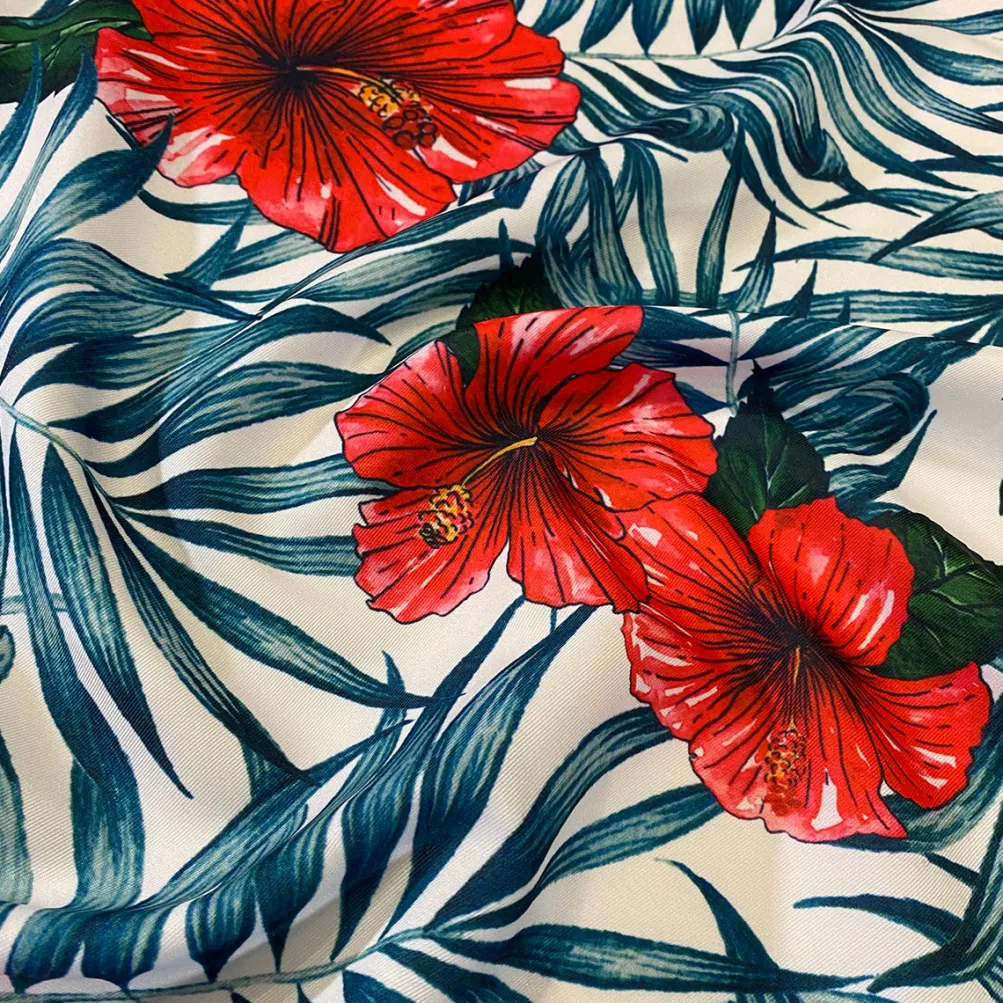 Hibiscus (Poly Print) Table Napkin in Hibiscus
