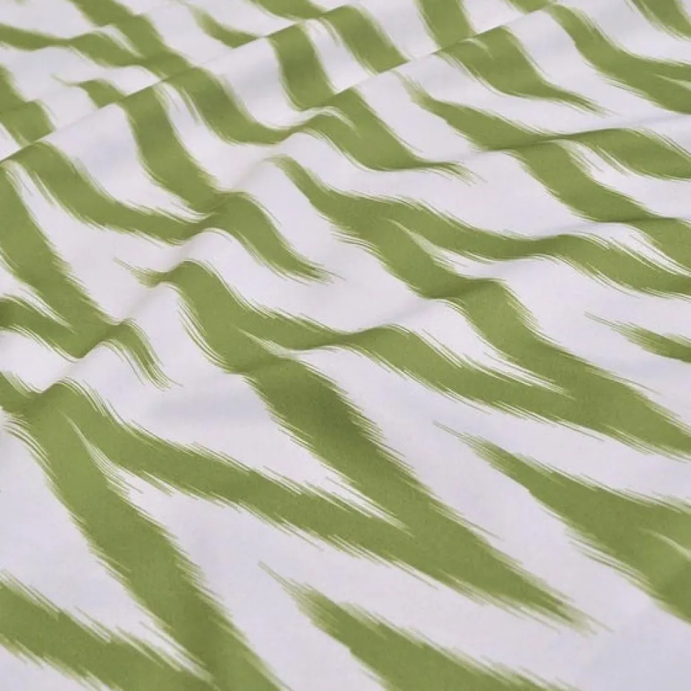 Horizon (Poly Print) Table Linen in Avocado
