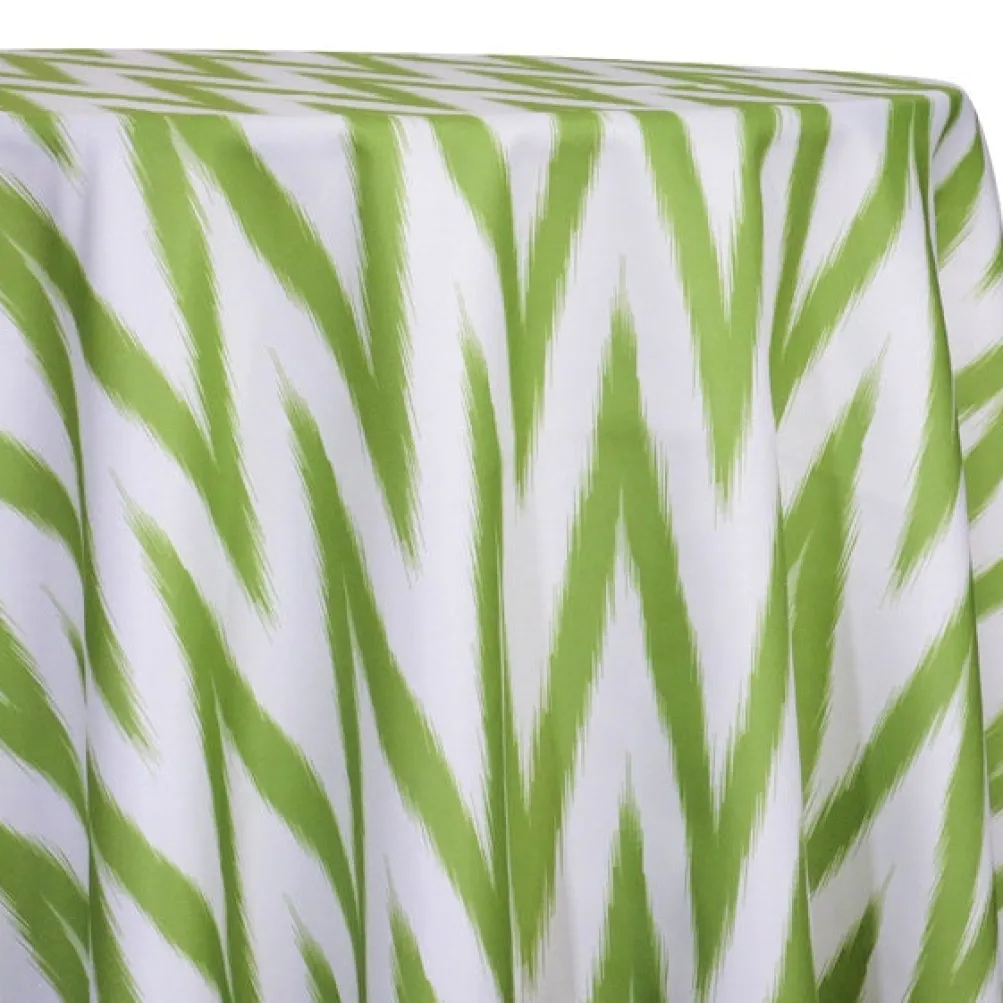 Horizon (Poly Print) Table Linen in Avocado
