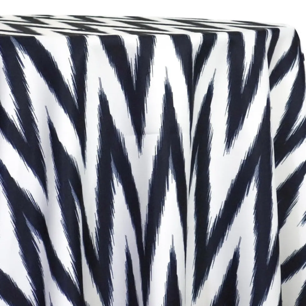 Horizon (Poly Print) Table Linen in Black