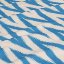 Horizon (Poly Print) Table Linen in Turquoise