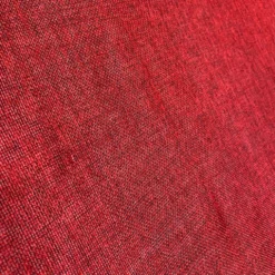Imitation Burlap Table Linen in Cranberry