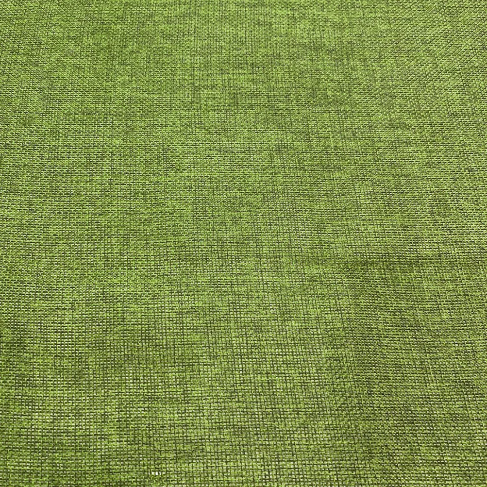 Imitation Burlap Table Linen in Willow Green