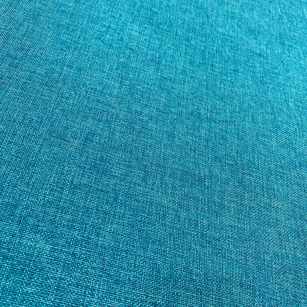 Imitation Burlap Table Linen in Teal