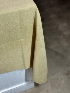 Imitation Burlap Table Linen in Natural
