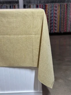 Imitation Burlap Table Linen in Natural