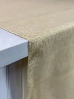 Imitation Burlap Table Linen in Natural