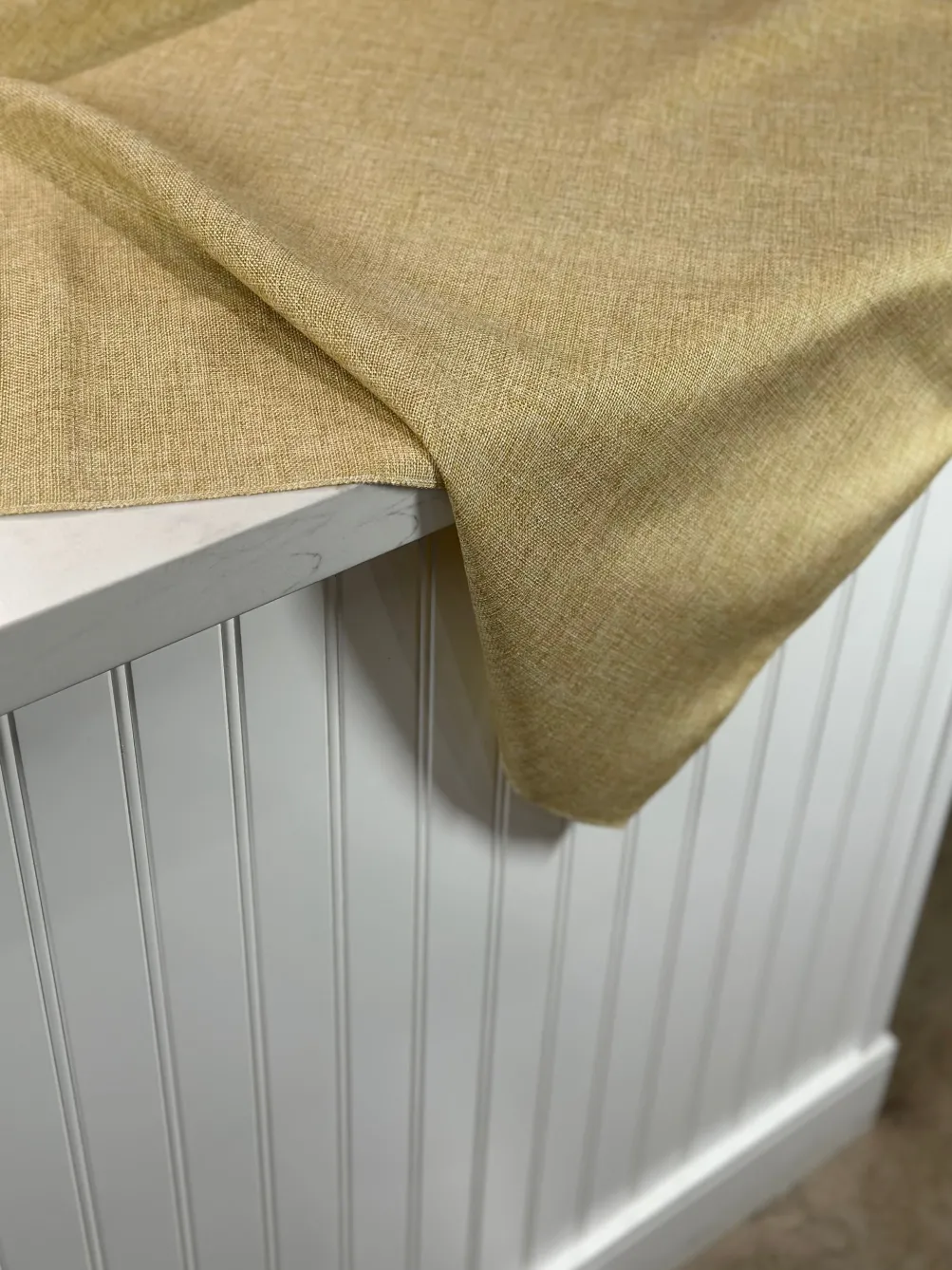 Imitation Burlap Table Linen in Natural