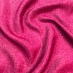 Imitation Burlap Table Linen in Hot Pink