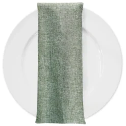 Imitation Burlap Table Napkin in Sage