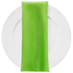 Imitation Burlap Table Napkin in Lime