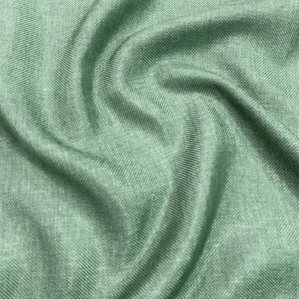 Imitation Burlap Table Runner in Sage