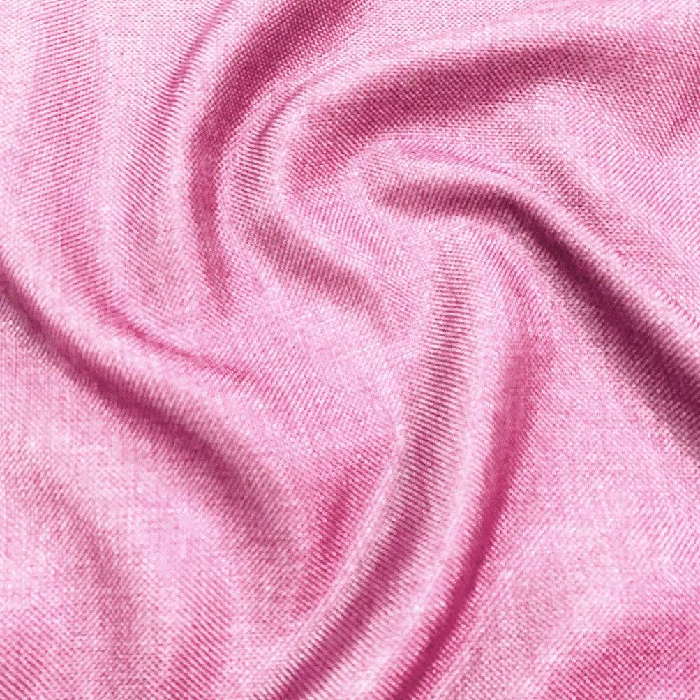 Imitation Burlap Table Runner in Pink