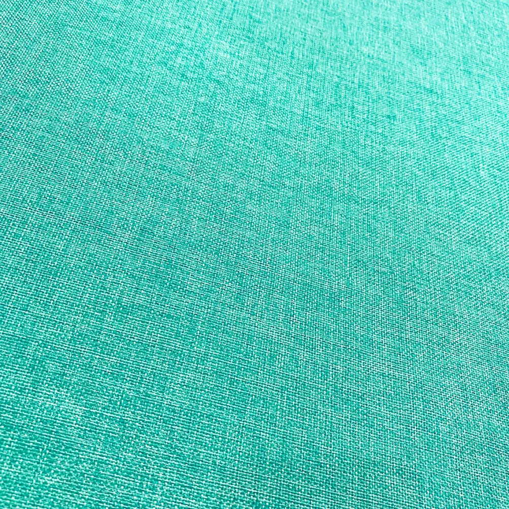 Imitation Burlap Table Runner in Teal Green