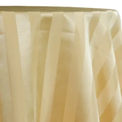 Imperial Stripe Table Linen in Gold
