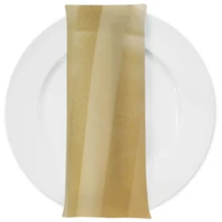 Imperial Stripe Table Napkin in Gold