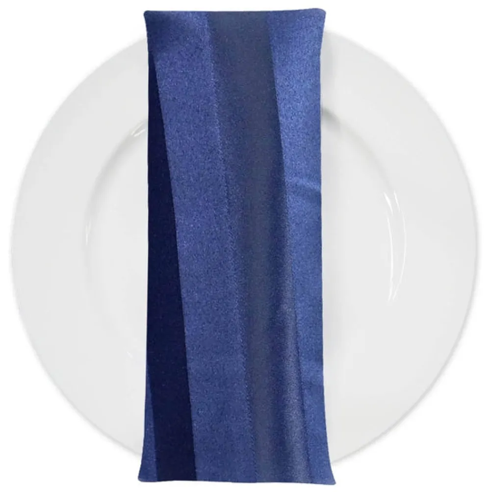 Imperial Stripe Table Napkin in Navy