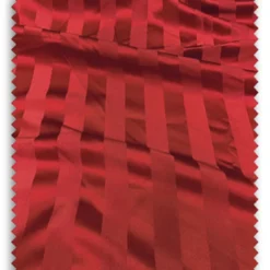 Imperial Stripe Table Napkin in Red