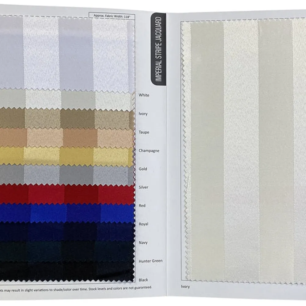 Imperial Stripe Table Runner in Red