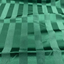 Imperial Stripe Table Runner in Hunter Green