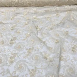 Jasmine Lace Table Linen in Ivory