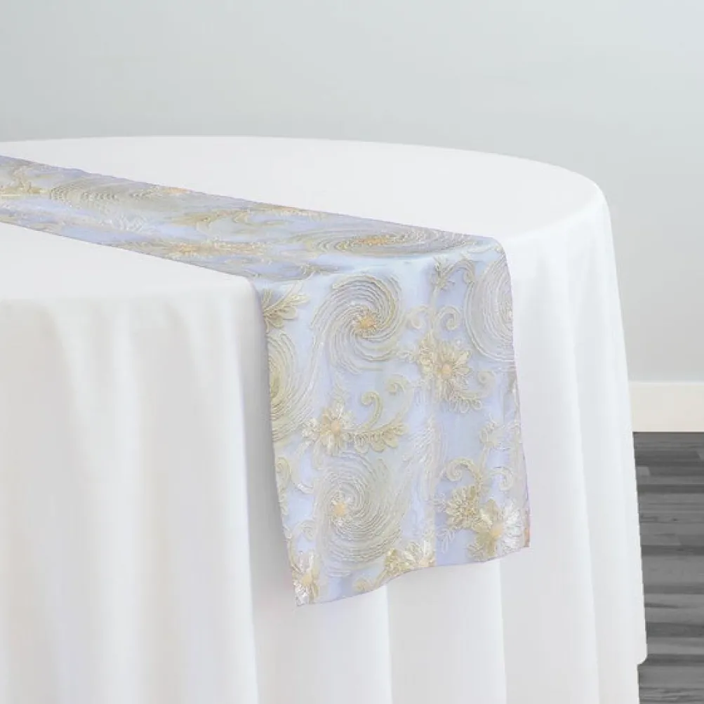 Jasmine Lace Table Runner in Ivory