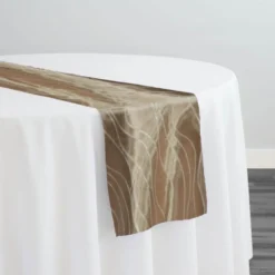 Karawave Jacquard (Reversible) Table Runner in Gold