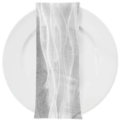 Karawave Jacquard (Reversible) Table Napkin in White