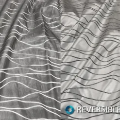 Karawave Jacquard (Reversible) Table Linen in Silver