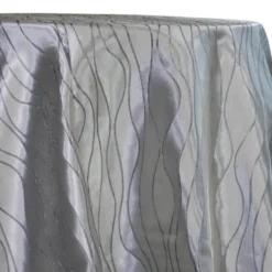 Karawave Jacquard (Reversible) Table Linen in Silver